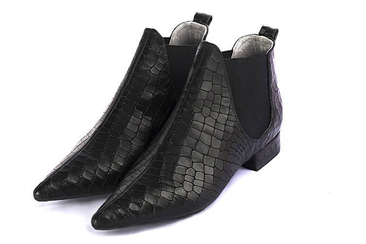 Flat snakeskin hotsell ankle boots